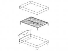 Мебелион Нижний Новгород  - заказать «Карина Люкс» Кровать  за 4430 рублей