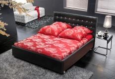 Кровать Anet  с основан. (пуговицы/кристаллы)