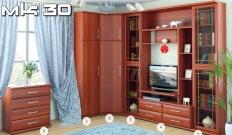 Гостиная с витринами МК30