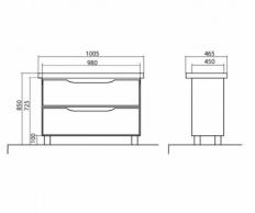 Мебелион Нижний Новгород  - заказать ТУМБА ВЕНЕЦИЯ 100  за 33800 рублей