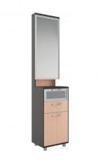 Модуль №3 «Тумба с зеркалом 400» Вест