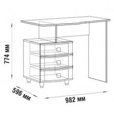 Мебелион Нижний Новгород  - заказать СТОЛ КОМПЬЮТЕРНЫЙ «МАЛЫЙ В-29»  за 4080 рублей