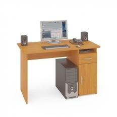 Стол письменный со встроенной тумбой СПМ-03 (Ольха,Ноче экко,Венге)