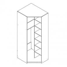 Мебелион Нижний Новгород  - заказать ЭСТЕЛЬ Шкаф угловой, СВ-402 левый/правый  за 19200 рублей