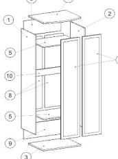 Мебелион Нижний Новгород  - заказать Премьера 2 шкаф  за 6500 рублей