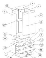 Мебелион Нижний Новгород  - заказать Премьера 8 шкаф с комодом  за 8750 рублей