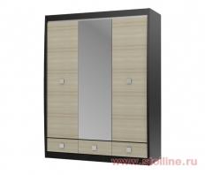 Шкаф 4-х дверный с зеркалом «Ксено» СТЛ.078.19
