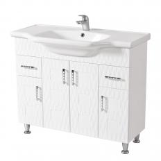 Тумба с раковиной для ванной  АССОЛЬ 100