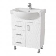 Тумба с раковиной для ванной  АССОЛЬ 65