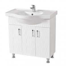 Тумба с раковиной для ванной  АССОЛЬ 80