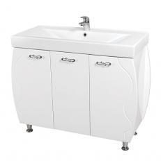 Тумба с раковиной для ванной  СОЛО 100