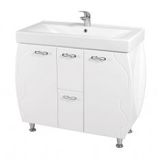 Тумба с раковиной для ванной  СОЛО 90