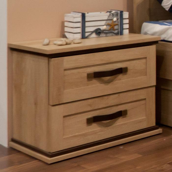 Мебелион Нижний Новгород  - заказать KOM2S-50 Skipper Тумба прикроватная на два ящика  за 10561 рублей