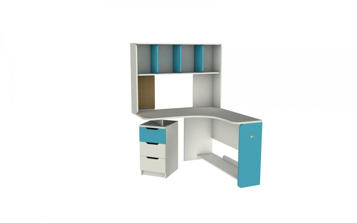 Мебелион Нижний Новгород  - заказать Модуль 7 "Стол компьютерный угловой" универсальный  за 10500 рублей