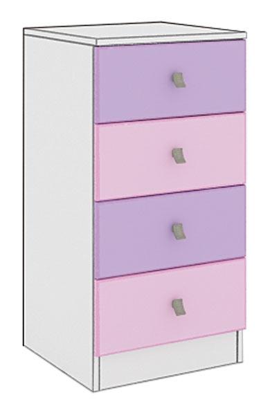 Мебелион Нижний Новгород  - заказать РАЛЬФ-4 «СЕРДЦА» №11 Комод с 4 ящиками  за 3800 рублей