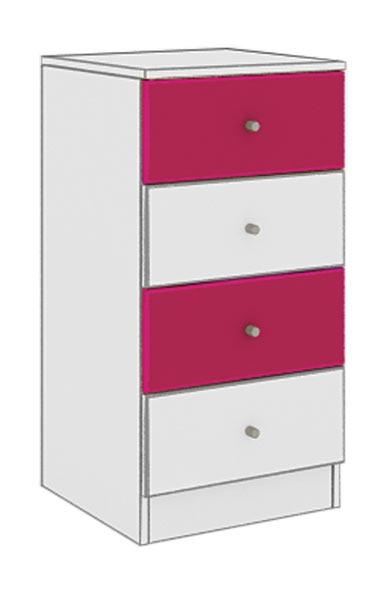 Мебелион Нижний Новгород  - заказать Ральф-7 «Цветы» №11 Комод с 4 ящиками  за 3800 рублей