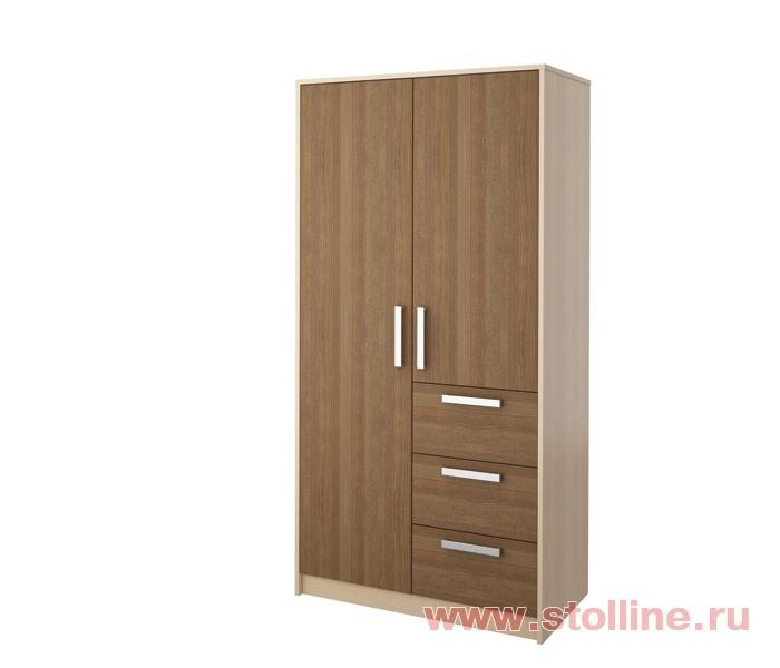 Мебелион Нижний Новгород  - заказать Шкаф 2-х дверный «Мика» с ящиками СТЛ-112.02  за 7100 рублей