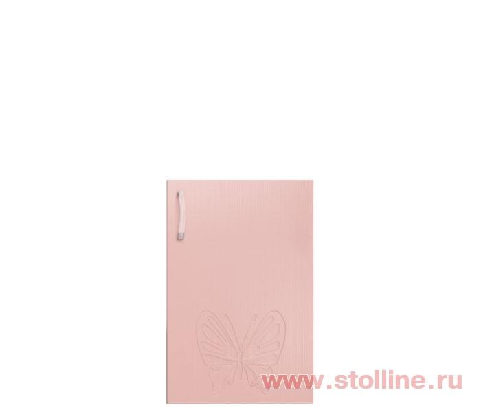 Мебелион Нижний Новгород  - заказать Фасад нижний (правый) с бабочкой для шкафа СТЛ.093.07 «Флауэ» (розовый) СТЛ.093.11  за 1062 рублей