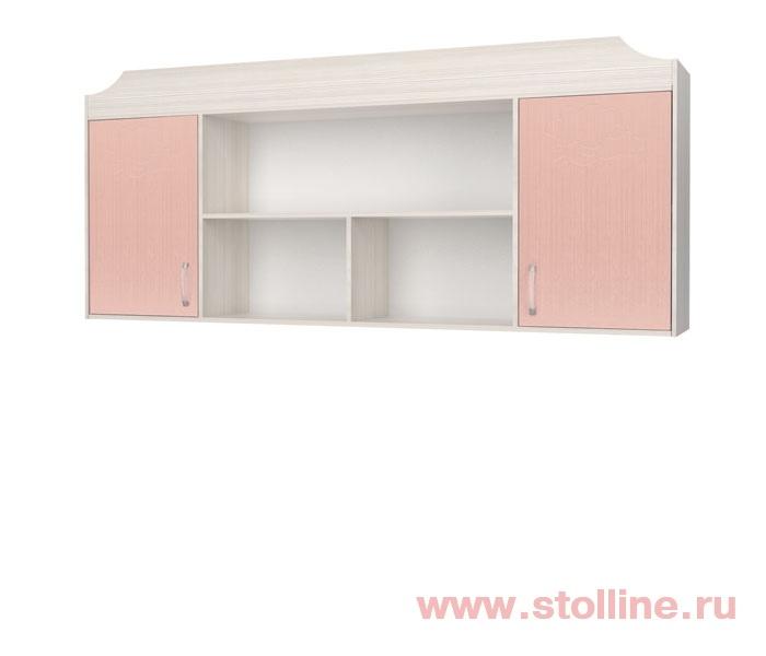 Мебелион Нижний Новгород  - заказать Полка навесная L-2042 «Флауэ» (розовый) СТЛ.093.32  за 5450 рублей