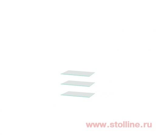 Мебелион Нижний Новгород  - заказать СТЛ.098.30 Полки стекло (3 шт.) «София» для СТЛ.098.04  за 1520 рублей