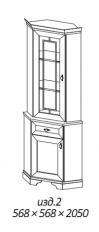 Изд № 2 (ж.к.№21мария-луиза  шкаф для посуды угловой)