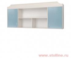 Полка навесная L-2042 «Флауэ» (бирюза) СТЛ.093.32