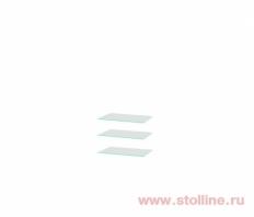СТЛ.098.30 Полки стекло (3 шт.) «София» для СТЛ.098.04
