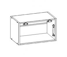 Шкаф навесной 60 гориз. над вытяжкой