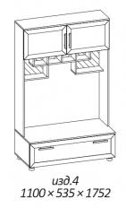 изд.4  (мария-луиза тумба с полкой мк 40)