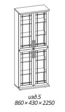 изд.5 (мк 30 шкаф для посуды 4х дв)
