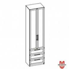 модуль Б-2 Шкаф с 3-мя ящиками фасад  2405х600х421